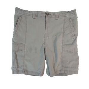 Tommy Bahama cargo shorts men's 38 x 9 Gray flex stretch outdoor preppy